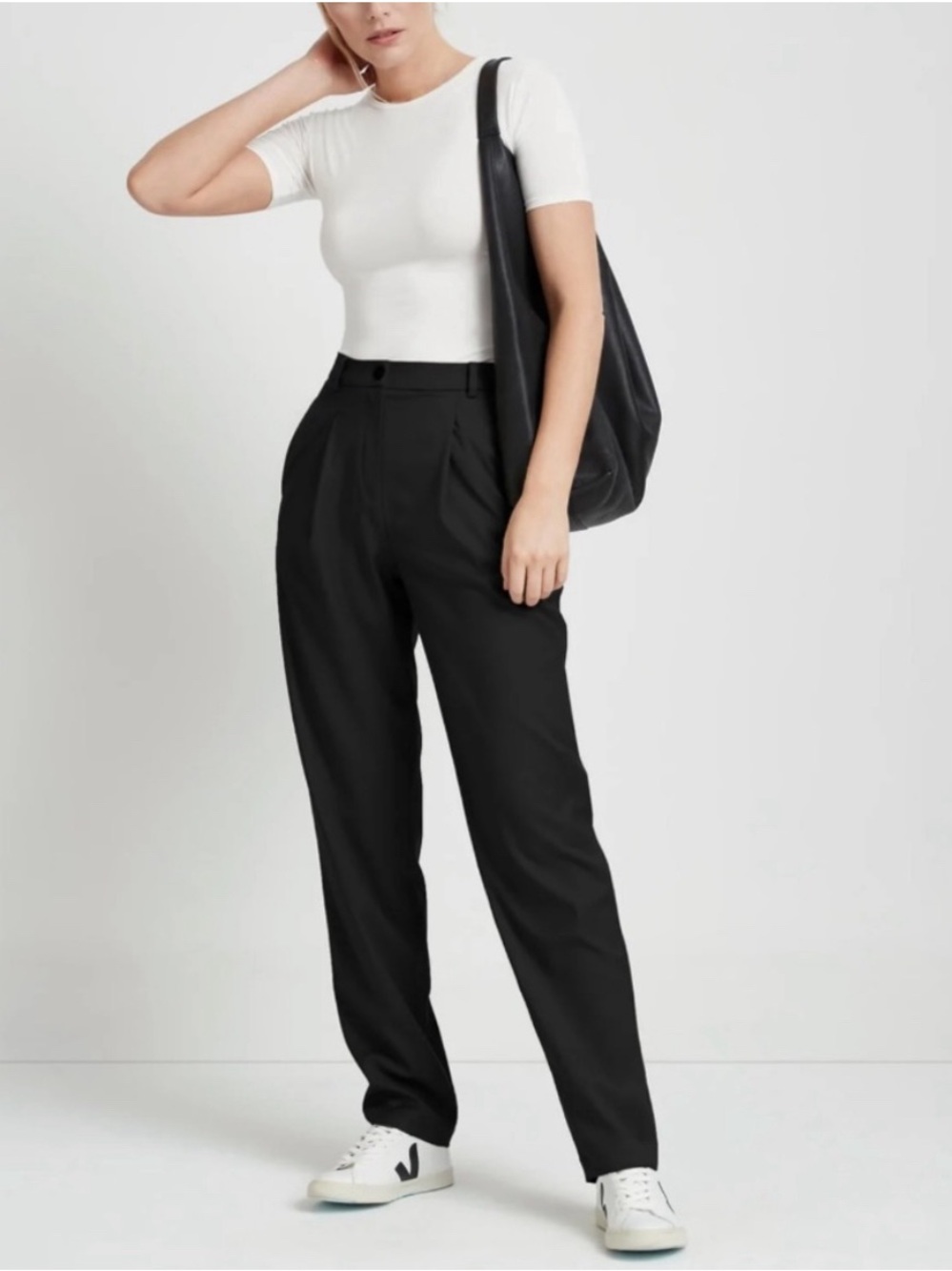 Marcella NYC Archie Trousers in Black 'One Design Five School Days' Size XS